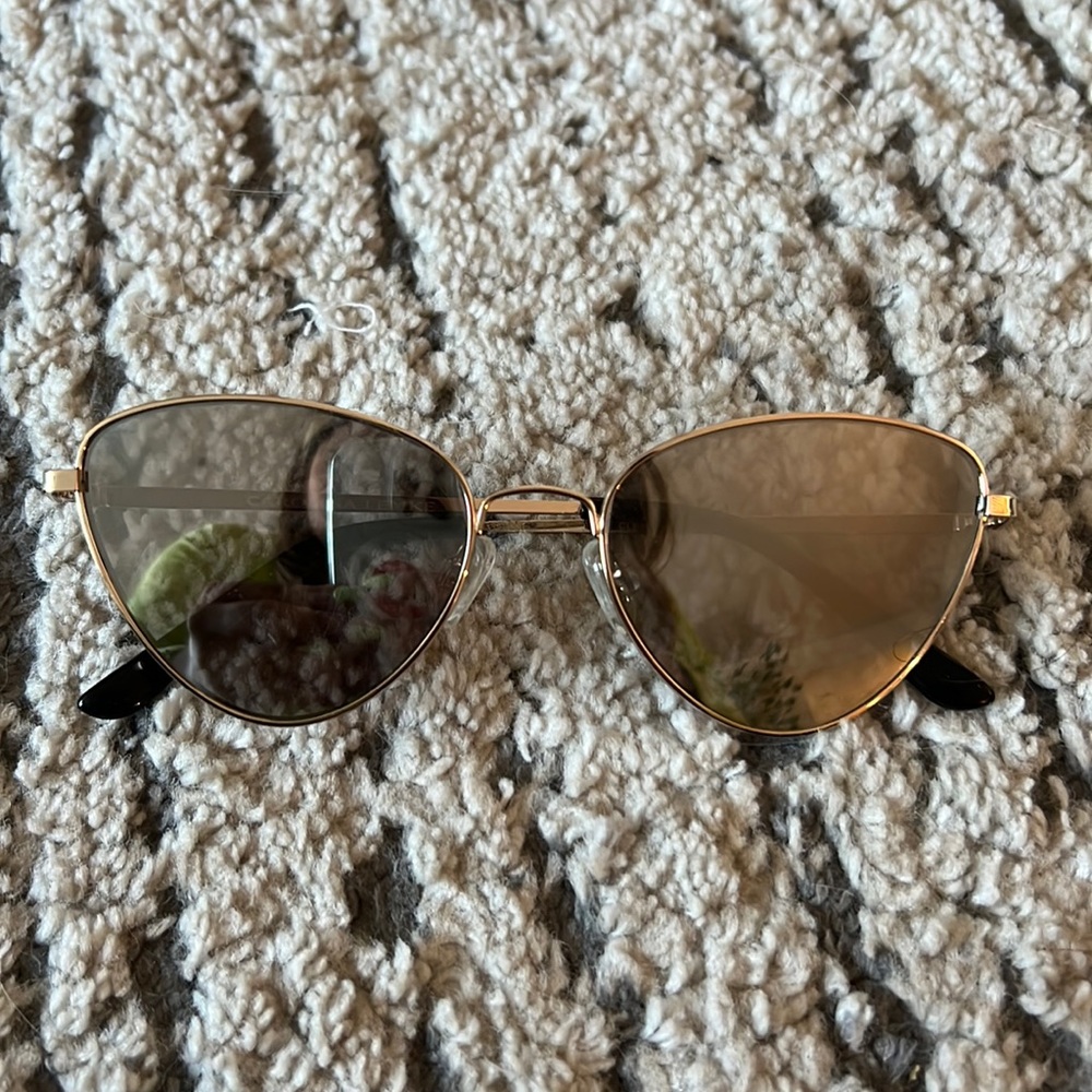 Carolina Herrera Gun Metal Sunglasses